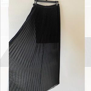 Alice + Olivia Pleated Maxi Skirt by Stacey Bendet